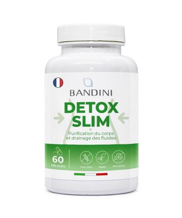 Bandini® DETOX SLIM 60 vegan capsules | Draining, Digestive, Antioxidant for the Liver and Intestine | Ext Complex