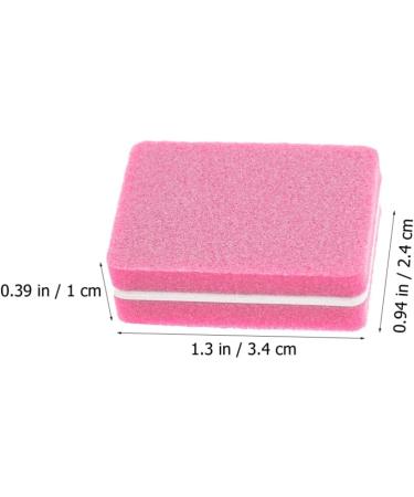 Beaupretty 100-Piece Nail File Set - EVA Sponge Nail Buffer & Nail Accessories for Perfect Nail Shape & Polish - Mini Pink - Buy Online on GoSupps.com