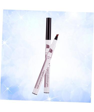 DOITOOL 2pcs Brow Pencil Waterproof Eyebrow Pen Eyebrow Makeup Tool Eyebrow Powder No Smudge Miss - Buy Online on GoSupps.com