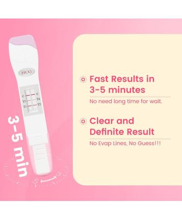AccuFast Pregnancy Test - Early Detection HCG Urine Test (2 Tests) | 99.99% Accuracy & Weekly Determination for Pregnancy - Buy Online on GoSupps.com