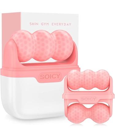 Ice roller Facial Ice Roller Face skin Care Tools for swelling migraine relief and minor injuries improved face ice scooter massager for women pink