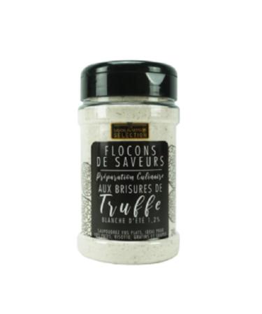 Pr paration Culinaire Aromatisante aux Brisures de Truffe Blanche et Saupoudreur Aromatis e aux C pes 340g/Flacon (1 flacon Saveur truffe) Saveur truffe 1 flacon