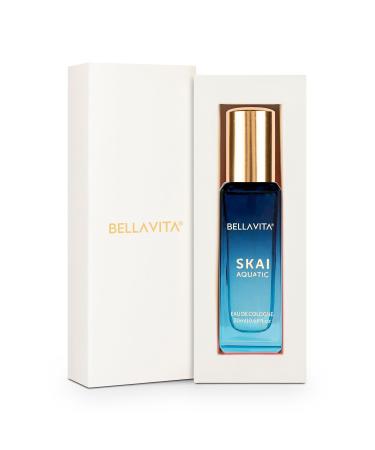 Be'llaVita Luxury Skai Aquatic Unisex Eau De Cologne with Bergamot Lavender & Patchouli |Premium Fragrance for Men & Women 20 ML - Buy Online on GoSupps.com