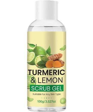  XUSHAOLUN Turmeric and lemon exfoliating gel for face and body gentle exfoliant and pore tightening deep cleansing exfoliant soothing and pore-refining exfoliating gel for all - Buy Online on GoSupps.com