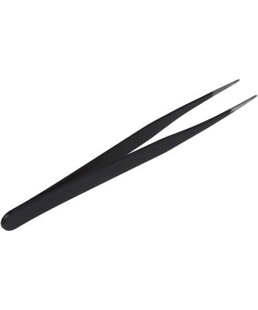 Bstepompre Black Metal Straight Sharp Tip Tweezer - Buy Online on GoSupps.com