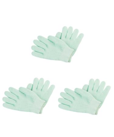minkissy 3 Pairs Gel Gloves Mittens Kids Hand Repair Gloves Silicone Hand Gloves Silicone Gloves Night Moisturizing Gloves Lotion Gloves Overnight Miss Spandex Leather Gloves Care