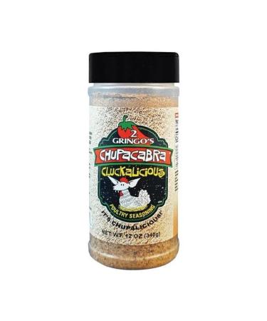 2 Gringos Meat Rub & Seasoning 12oz Bottle Select Flavor (Cuckalicious)
