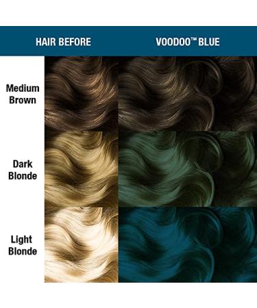 Manic Panic HVC Voodoo Blue Hair Dye 118ml - Vibrant Blue Color International Shipping Available - Buy Online on GoSupps.com