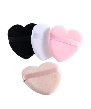 8 Pieces Heart-Shaped Powder Puffs - Soft Beauty Sponges for Makeup Concealer & Foundation - Premium Cosmetic Tools for Flawless Application - Buy Online on GoSupps.com