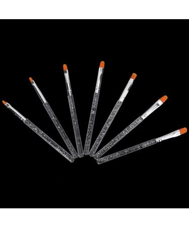 7pcs Nail Art Pen Set - Acrylic UV Gel Extension Brushes for Perfect Manicures | Women's Nail Tools - Buy Online on GoSupps.com