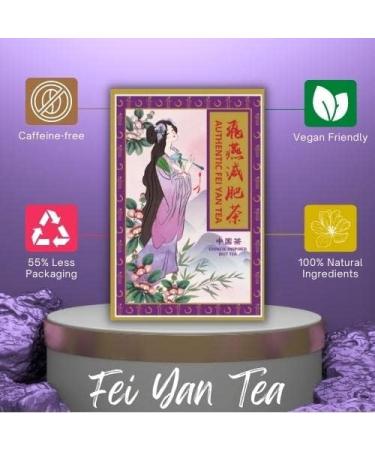 Fei Yan Diet Tea - 160 Tea Bags - Authentic FEIYAN Herbal Tea for Detox & Slimming - Buy Online on GoSupps.com