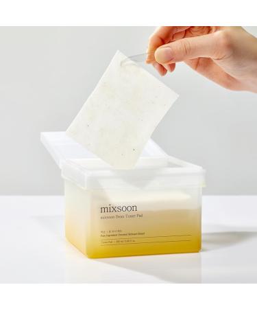 mixsoon Bean Toner Pad Moisturizing Elasticity Exfoliation Bean Extracts Cotton Pad (280ml/9.46fl.oz/70 Sheets) - Buy Online on GoSupps.com