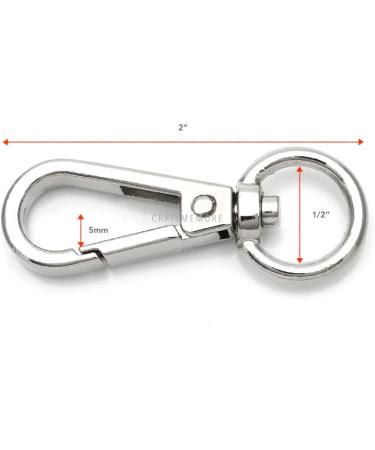 CRAFTMEMORE 10pcs Swivel Lobster Clasps Push Gate Snap Hook Bag Clips Purse Accessories FSO (Gold) - Buy Online on GoSupps.com