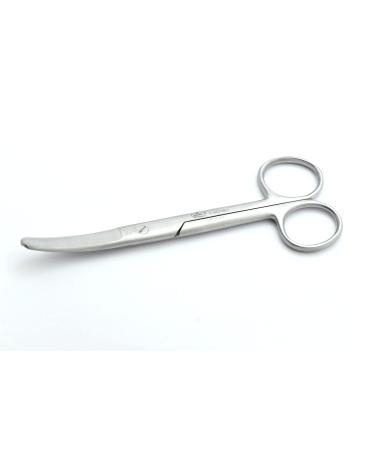 Bandage Dressing Scissors 14cm for Home Office Nursing Vet Multi Use DIY (Blunt/Blunt - Curved)