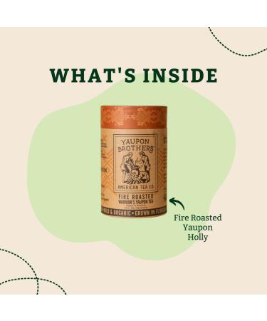 Fire Roasted Warriors Yaupon Tea 16 Count - Wild-Crafted, Naturally Caffeinated & Antioxidant-Rich Florida Grown Superfood | Yaupon Brothers - Buy Online on GoSupps.com
