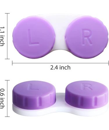 MorTime 16 Pack Colorful Mini Contact Lens Case Box Set - Bulk Holder Container - Buy Online on GoSupps.com