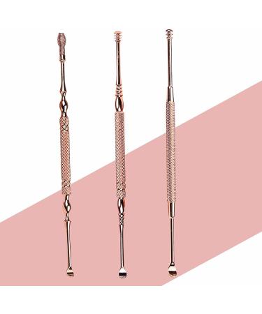 3-Piece Ear Wax Removal Set - Ear Pick Kit, Curette Cleaner, Ear Cleaning Tool - Buy Online on GoSupps.com