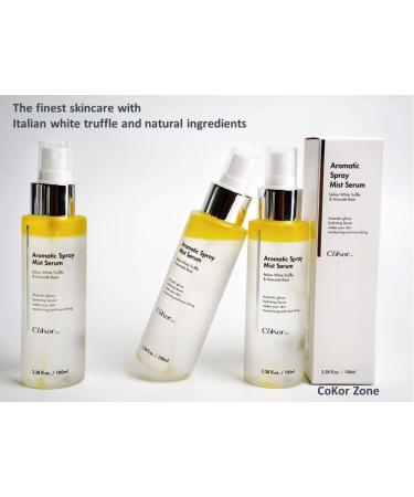 Aromatic Italian White Truffle Spray Serum - 3.38 Fl Oz Vegan Hypoallergenic Facial Mist | K-Beauty Glass Skin Care - Buy Online on GoSupps.com