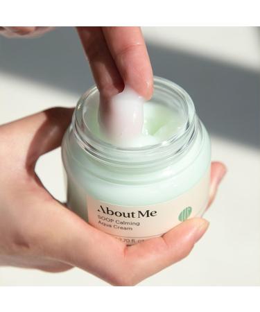 About Me Soop Calming Aqua Cream | Intense Moisturizing Face Cream for Dry & Sensitive Skin | 100 Hours Hydration (80ml - Buy Online on GoSupps.com