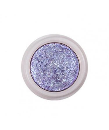 Mysense Single Glitter Eyeshadow  Cream Powder Pearlescent Eyeshadow  Violet (Purple) Eye Shadow Makeup Ultra Shimmer High Pigment Long-wearing for Day&Night (08)