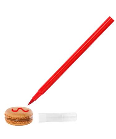 Food Coloring Markers - Food Grade Gourmet Writers for Cake Ultra Fine Thick Tip Food Grade Gourmet Writers Cookie Decorating Supplies 10 Colors Red