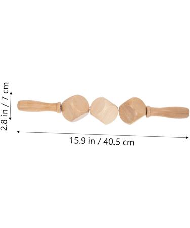 FOMIYES Muscle Roller Stick - Wooden Manual Massage Device & Meridian Accessory for Deep Tissue Relief - Buy Online on GoSupps.com