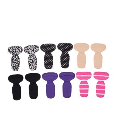 NOLITOY 6 Pairs Back Heel Cushion Shoe Inserts for Heels Heel Cushion Pads Inserts Heel Stickers Heel Grips Liner Cushions Shoe Washer Heel Heel Cushion Pads Heel Pad Thicken Miss Carpet As Shown Medium