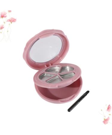 3pcs Lip Balm Containers Empty Eyeshadow Compact Lipstick Box 7*7cm Pink - Buy Online on GoSupps.com