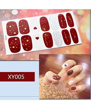 Mwoot Nail Ticker - Self-Adhesive Nail Stickers for Beautiful DIY Nail Art | 112 Pieces - 8 Sheets of Fashionable Manicure Decorations - Buy Online on GoSupps.com