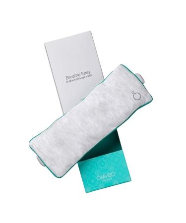 Omved Breathe Easy Cold & Sinusitis Therapeutic Eye Mask & Eye Pillow - Relief from Sinus Headache Migraine Cold & Cough