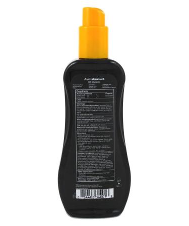 Australian Gold SPF 4 Spray Oil 8oz (Carrot Oil Formula) 2 Pack - 235ml - Buy Online on GoSupps.com