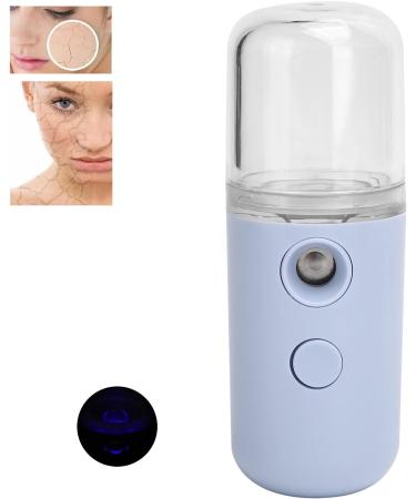 Mist Sprayer Fashion Facial Moisturizing Sprayer Facial Mist Sprayer Large and Fine Spray Portable USB Rechargeable for Home or Outdoor Use (Light Purple) - Buy Online on GoSupps.com