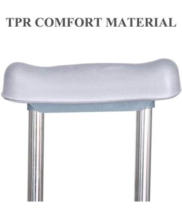 Crutches for Adults Underarm Underarm Crutches for Adjustable Tall Adult Walking Crutches Lightweight Stainless Steel Underarm Crutches with Height Adjustable Retractable Anti- S Lucky Star - Buy Online on GoSupps.com