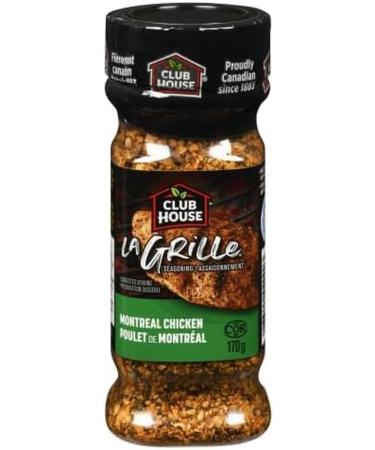 Club House La Grille Grilling Made Easy Montreal Chicken Seasoning 170g 170 g (Pack of 1)