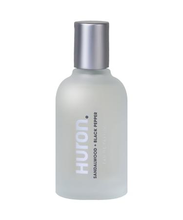 Huron Eau de Parfum - Everyday Fragrance for Men - Clean & Woody Scent of Sandalwood Black Pepper Cedarwood & Amber - Long Lasting Men's Cologne - Safe Clean Ingredients - 1.7 Fl. Oz. Sandalwood + Black Pepper