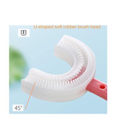 USSJ 2PCS Kids U-Shaped Silicone Toothbrushes - Fun & Effective Training for Ages 2-6 - Buy Online on GoSupps.com