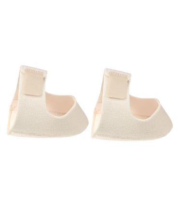1pair Silicone Heel Cover Non-Slip Heel Sleeve Recorder Kids Heel Sleeves Pads Heel Cups for Heel Pain Heel Support Feet Cushions Plantar Boots T Cloth Outdoor/500 (Color : Beige Size : 9.5x10cm) 9.5x10cm Beige