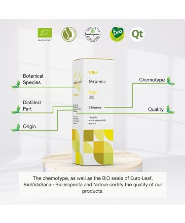 100% Pure Organic Lemon Essential Oil 0.3 Fl Oz - Buy Online on GoSupps.com