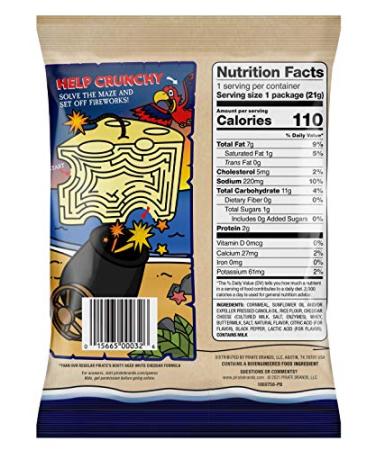Pirate's Booty Cheddar Blast Cheese Puffs - Gluten-Free Snack Bags (0.75 oz, Pack of 16) - Healthy Kids Snacks - Buy Online on GoSupps.com