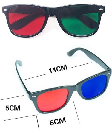 Toplionace Visual Test Charts - Random Dot Stereograms Color Blindness & Astigmatism Amsler Test Chart with 2 Glasses | International Shipping Available - Buy Online on GoSupps.com
