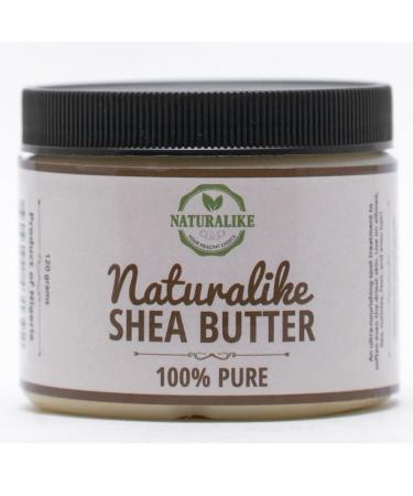 African Shea Butter Body Lotion 7.9oz - 100% Raw Body Moisturizer - Unrefined to Soften Smooth Hydrating and Moisturizing Skincare for Dry Skin - Non-Greasy Lotion for Women & Men 225gr