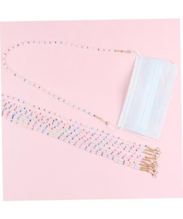 JECOMPRIS 2pcs Non-Slip Pearl Chain Lanyard for Mask & Glasses - Kid-Friendly Shot Glass Holder - Buy Online on GoSupps.com