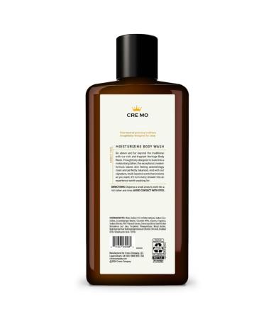 Creemo Men's Body Wash Bourbon Vanilla scent 16 oz (1 Pack) - Buy Online on GoSupps.com