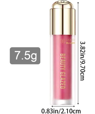 Matte Liquid Blusher Moisturizing Cream Blusher for Cheeks | Lightweight Texture Makeup Tool for Anniversaries Birthdays Graduations Halloween 103 - Buy Online on GoSupps.com