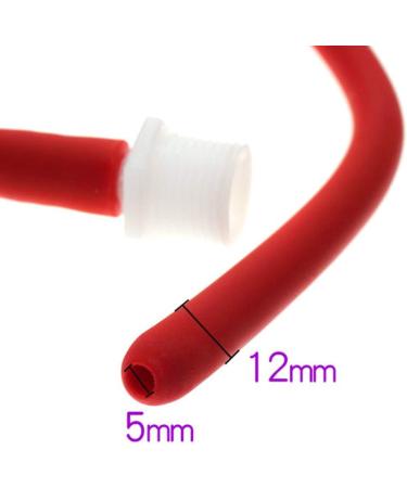 Soft Silicone Bidet Hose Cleaner | 50cm Enema Nozzle & Shower Hose | Black Douch Cleaning Pipe for Easy Hygiene - Buy Online on GoSupps.com
