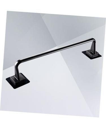 Mikikit 3pcs Single Towel Bar Towels Coat Hangers Towel Rack Frame Hangers Hand Towel Holder Plate Rack Rag Blackx3pcs mediumx3pcs - Buy Online on GoSupps.com