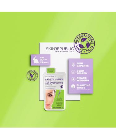 Skin Republic Face Mask Sheets 3 Pack - Korean Skincare for All Skin Types | Blemish & Spot Treatment - Buy Online on GoSupps.com