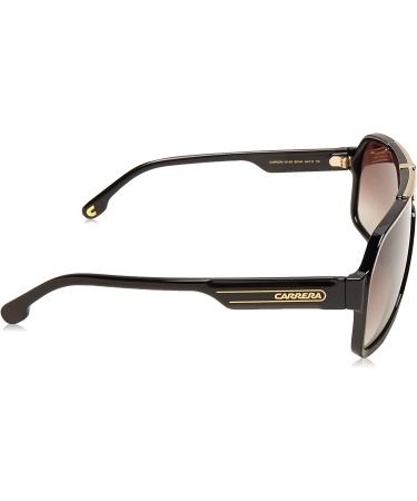 Carrera Men's 1014/S Shield Sunglasses Black/Brown Gradient 64mm - Buy Online on GoSupps.com