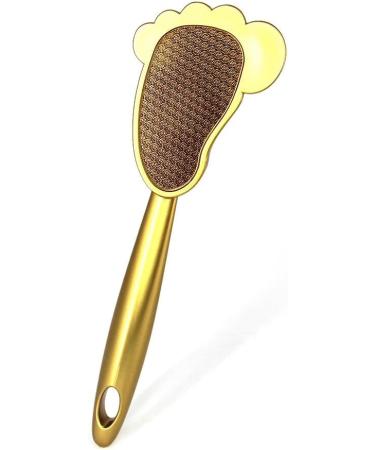 Handheld Foot File for Men and Women - Professional Pedicure Tool with Nano Golden Scrubber Portable Callus Remover Creative Manual Exfoliation Supplies - Buy Online on GoSupps.com
