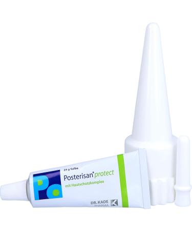 Posterisan Protect Ointment with Applicator | Hemorrhoid Relief & Skin Protection Complex | 25g 2-Part Set - Buy Online on GoSupps.com